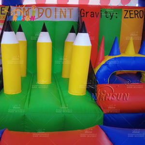 Jeux gonflables interactifs WINSUN pour le sport commercial, jeux gonflables intéressants, jeux gonflables <span class=keywords><strong>4</strong></span> en 1 pour enfants - Product Image 4