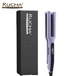 Lisseur à cheveux professionnel à planchas de couleur personnalisée, fer à lisser en titane - Product Image 5