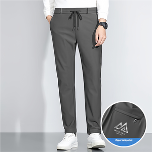 กางเกงกีฬาฤดูร้อนผู้ชายสุดหรู เอวยางยืด ทรงตรง ระบายอากาศ น้ำหนักเบา <span class=keywords><strong>ส</strong></span>วมใส่สบาย ทรงหลวม ระดับเอวกลาง ไซ<span class=keywords><strong>ส</strong></span>์ใหญ่ 5XL - Product Image 6