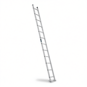 Échelle télescopique en aluminium Truper à 12 marches, type III, hauteur extensible de 12,5 pieds, capacité de 300 lb, design industriel avec F - Product Image 1