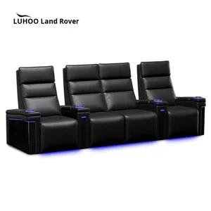 Sièges <span class=keywords><strong>de</strong></span> cinéma maison électriques en cuir véritable <span class=keywords><strong>haut</strong></span> <span class=keywords><strong>de</strong></span> <span class=keywords><strong>gamme</strong></span>, canapés <span class=keywords><strong>de</strong></span> visionnage <span class=keywords><strong>de</strong></span> cinéma maison privés - Product Image 4