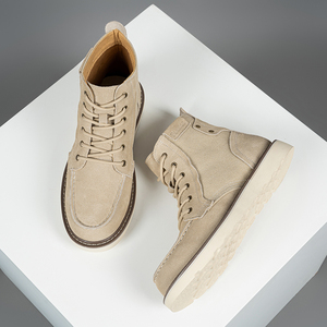 Stivali Formali in Pelle di Alta Qualità, Personalizzabili con Logo, Cinturino con Fibbia, Vera Pelle Bovina, Scarpe Oxford Classiche con Lacci per Escursionismo, Taglia 49 - Product Image 3