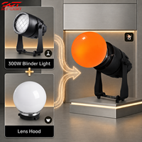 Nouvelle conception, mini projecteur LED étanche IP65 300W RGBALC 6-en-1, lumière de lavage rétro avec lanterne et boîte à lumière pour église