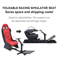 Cockpit de simulateur de course OEM personnalisé, kit de simulation 5 pièces, MOQ pour revendeurs en gros e-commerce, configuration de simulateur de course à domicile