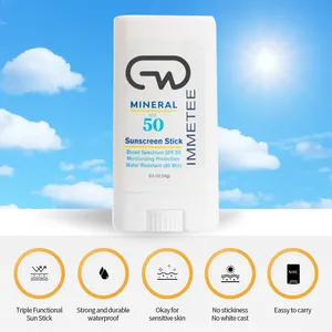 OEM/ODM Sun Stick Spf 50 Private Label Custom Outdoor Protection Anti-UV Spf 50 Sunscreen Stick With Your Logo