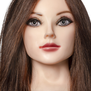 Tête <span class=keywords><strong>de</strong></span> mannequin professionnelle pour coiffeuse, cheveux raides, vente directe d'usine JO7, pour la pratique <span class=keywords><strong>de</strong></span> la coupe <span class=keywords><strong>de</strong></span> cheveux - Product Image 4