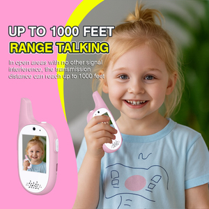 Anicebb ดีไซน์ล่าสุด <span class=keywords><strong>บริการ</strong></span> OEM เครื่องวอล์คกี้ทอล์คกี้สำหรับเด็ก ระยะ 400 ม. ระบบส่งสัญญาณไร้สาย <span class=keywords><strong>2</strong></span>.4GHz พร้อมฟังก์ชั่นเปลี่ยนเสียงหุ่นยนต์ สื่อสารสองทาง - Product Image 3