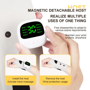 Masajeador de Muñeca Calefactable 2026, Almohadilla Térmica Portátil USB, Cinturón de Masaje de Longitud Ajustable, Material ABS+Tela para Articulaciones de Mano y Muñeca - Product Image 4