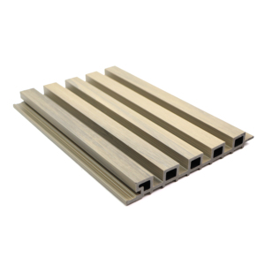 Nuova Co-estrusione esterno legno-pannello di plastica scanalato 3D rivestimento della parete <span class=keywords><strong>Texture</strong></span> per bagno insonorizzato rivestimento della parete esterna - Product Image 3