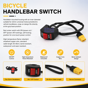 Phare <span class=keywords><strong>avant</strong></span> Amber Baja alimenté par batterie Wintai-Tech pour vélo électrique - Product Image 5