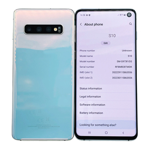 Téléphones mobiles débloqués 100% originaux <span class=keywords><strong>S10</strong></span> 128 Go [Appareil <span class=keywords><strong>photo</strong></span> 16 MP] Version mondiale Smartphone 4G SM-<span class=keywords><strong>S10</strong></span> Qualité A+ - Product Image 4