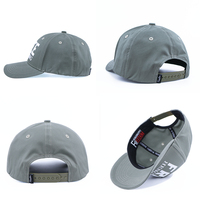 Gorra de Béisbol de Poliéster con Estructura, Personalizada con Logotipo Bordado en 3D e Impresión de Silicona, 6 Paneles, Logotipo Impreso, para Hombre, Fabricación ODM OEM