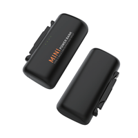 Power Bank Mini Kapsul 5000mAh 2-in-1 USB-C Pengisi Daya Portabel dengan Layar LCD Pengisian Cepat Power Bank Ringan