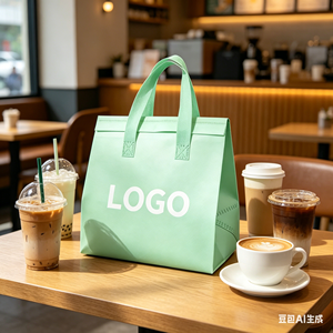 Eco Friendly Non Woven Insulated Bag Food Delivery Tea Coffee Takeout Bag Custom Logo Size Color High Quality Reusable Thermal - Product Image 1