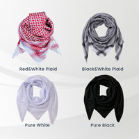 En gros, Foulard Shemagh en Polyester pour Hommes, Doux, Style Arabe Saoudien, Couvre-chef Musulman, Keffiyeh, Écharpe de Tête, Wrap Shemagh