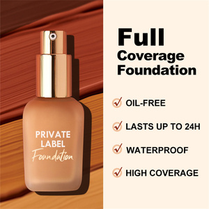 Vente en gros de fond de teint hydratant mat sans logo, marque privée, fabricants de maquillage liquide pour la beauté - Product Image 4