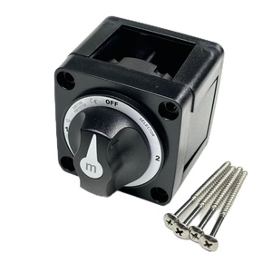 6008200 interruttore <span class=keywords><strong>batteria</strong></span> <span class=keywords><strong>a</strong></span> 3 posizioni selettore serie 6008200 M-nero per veicoli nautici - Product Image 1