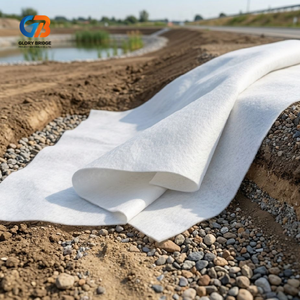Géotextile non tissé aiguilleté en polypropylène pour revêtement routier et drainage - Product Image 1