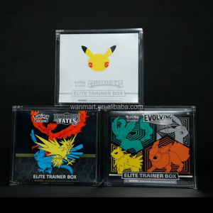 UV bảo vệ Pokemon etb <span class=keywords><strong>Acrylic</strong></span> Trường hợp với N52 nắp từ Stackable Elite huấn luyện viên hộp <span class=keywords><strong>Acrylic</strong></span> hiển thị trường hợp - Product Image 4