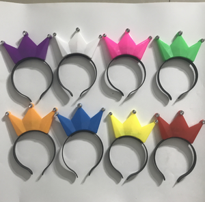 Hot Factory Direct Selling Fashion Party Supplies Cool Light Crown LED <b>Headband</b> Flash Crown Headwear - Product Image 2