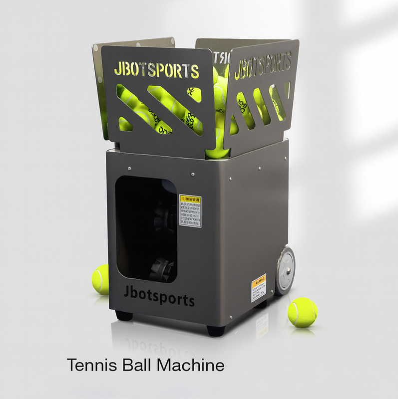 Mini Portable ABS Tennis Ball Machine Easy Carry Compact Body Stable Ball Output Eco-Friendly Outdoor Teen Beginner Training