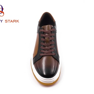 Chaussures de mariage pour hommes en cuir de vache véritable faites à la main avec logo personnalisé Dreamy Strark, couleurs mélangées, confortables, respirantes, style marche, luxe - Product Image 6