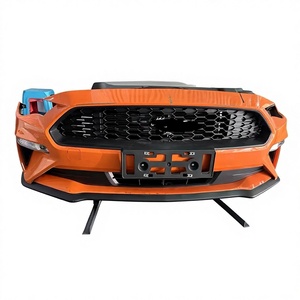 Kit de remplacement de pare-chocs avant avec calandre et embout de phare pour <span class=keywords><strong>Mustang</strong></span> 2014-2021 - Product Image 4