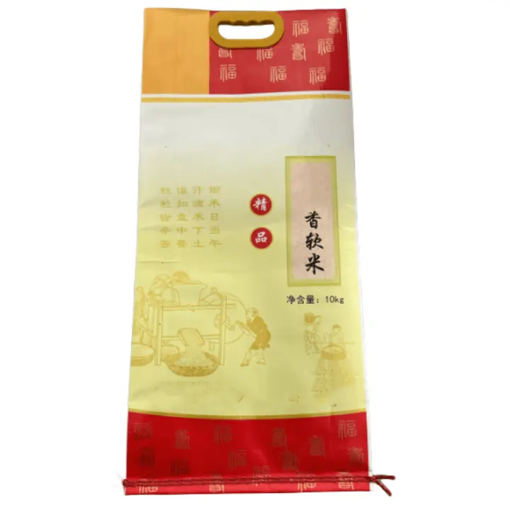 Suministro directo de fábrica de China, bolsa de saco de polipropileno, bolsa tejida de 50kg Pp para semillas, grano, harina de arroz
