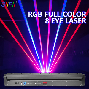 Luz Láser Profesional de 8 Ojos a Todo <span class=keywords><strong>Color</strong></span> para <span class=keywords><strong>Discoteca</strong></span>, Fiesta, DJ, Club, Escenario, Iluminación Láser para Bodas, Eventos, DJ, Club, Fiesta, <span class=keywords><strong>Discoteca</strong></span> - Product Image 3