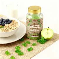 Gummies protéinés sans sucre Superfood - Complément alimentaire riche en protéines pour soutenir le système immunitaire pour hommes et femmes |   À base de plantes |   12g de protéines par
