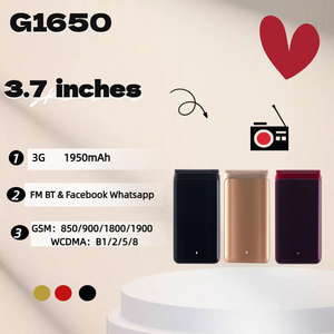 Teléfono Inteligente Flip 3G con Pantalla Táctil de 3.7 Pulgadas, Doble SIM, Batería de 1950mAh, Desbloqueado, Compatibilidad con Redes Globales - Product Image 3