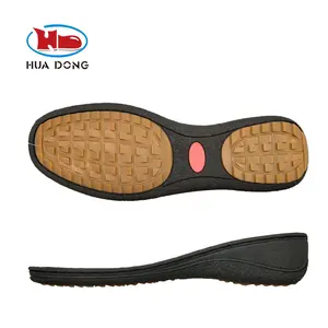 Sole Expert Huadong Ladies Bicolor Sole For Shoes Making Suela TPR TPU PVC Outsole EU Standard