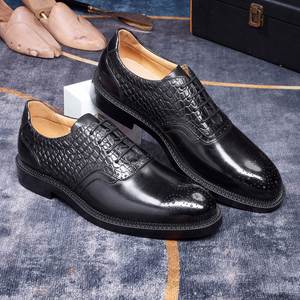 Fall New High Quality Men's Formal Other <b>Shoes</b> British Business Casual Party Handcrafted Lace-up Breathable <b>Height</b> <b>Increasing</b> - Product Image 1