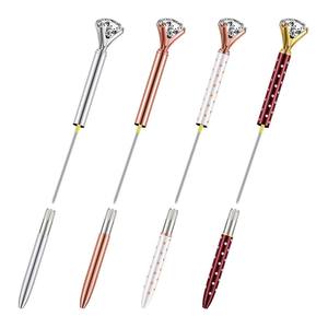 Bolígrafos de Punta Redonda con Cristal de Diamante Creativos y Novedosos, Personalizables, con Cuerpo de Metal y Ancho de Escritura de 1.0 mm, en Oferta - Product Image 6