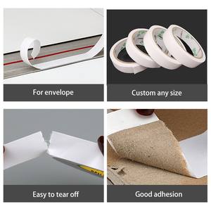 綿紙両面テープ白強い粘着性粘着ステッカーストリップティッシュテープホームオフィス用品 - Product Image 3