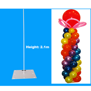 Borosino b429b kim loại bóng hiển thị đứng và cột sử dụng cho bữa tiệc sinh nhật và trang trí đám cưới - Product Image 5