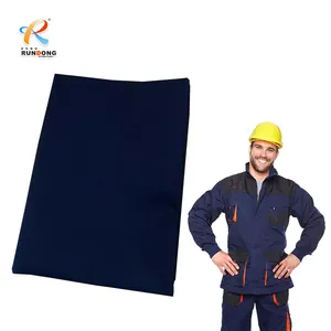 Maleisië Marketing Custom Blauwachtig Wit Stof Textiel 240gsm 100% Katoenen Doek Voor Uniform