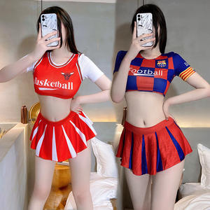 Lencería Sexy para Mujer, Disfraz de Animadora para Halloween, Cosplay, Fiesta, Equipo de Fútbol, Jersey de Messi - Product Image 2