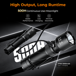 Lampe torche LED Sofirn SK31 puissante 6800 lumens, faisceau longue portée 395m, étanche, lampe de travail d'urgence, type C - Product Image 5