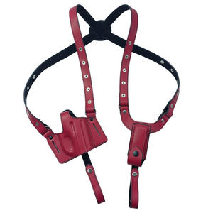 Groothandel Universele Roze Lederen Schouderpistoolholster Met 2 Tijdschriftenzak Verborgen Tactische Onderarmgeweerhouder Voor Dames - Product Image 1