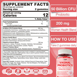 Gomitas Probióticas al por Mayor OEM para la Salud Intestinal, Equilibrio Digestivo, Mezcla Prebiótica, Marca Privada para Mujeres, Suministro de Fábrica con Certificación GMP e ISO, Probadas - Product Image 2