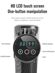 2025 Nueva Idea Pistola de masaje de 8 cabezales de alta calidad Etiquetas personalizadas para uso animal Aplicación de músculos corporales - Product Image 3