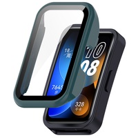 Protecteur d'écran en verre trempé accessoires de protection pare-chocs couverture complète pour Huawei Band 8 PC Case