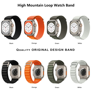 Accessoires de montre intelligente Bracelet en nylon pour iWatch Series 8 Ultra 7 6 5 SE Bracelet à boucle <span class=keywords><strong>alpine</strong></span> pour Apple Watch Band 49mm 45mm 41mm - Product Image 3