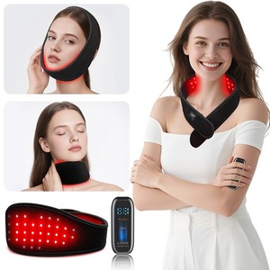 Masseur corporel intelligent à lumière rouge infrarouge portable et rechargeable sans fil <span class=keywords><strong>pour</strong></span> le cou, avec compresse chaude et contrôle de température intelligent - Product Image 4