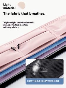 Sac de taille personnalisé pour le fitness, femmes et hommes, ceinture de course à pied imperméable avec fermeture éclair, rangement pour téléphone portable, sacs de jogging - Product Image 6