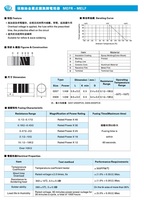 Resistencias de Película Metálica de Precisión, Resistencias de Orificio Pasante, Resistencias con Terminales Axiales