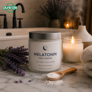 Complément alimentaire de qualité alimentaire CAS 73-31-4 99% Poudre de mélatonine <span class=keywords><strong>Purelife</strong></span> Biotech - Product Image 3