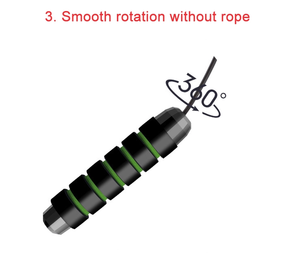 <span class=keywords><strong>Corde</strong></span> à <span class=keywords><strong>sauter</strong></span> professionnelle pour la maison, pour la mise en forme du corps, la combustion des calories, rotation à 360 degrés, poignée antidérapante - Product Image 4