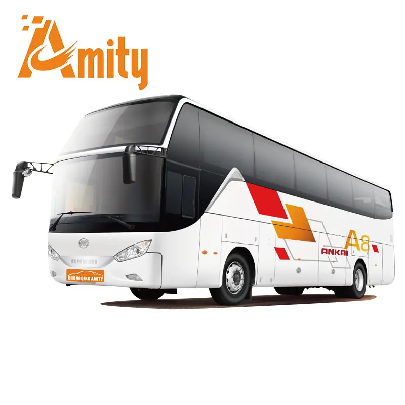 저렴한 12m 47/49 석 시외 승객 새로운 투어 시티 버스 수송 대중 LHD/RHD 밴 전기 사용 49 좌석 버스
